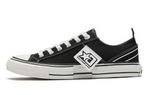 Бейцзинфан лоу-топы из холста унисекс черные, цвет Black