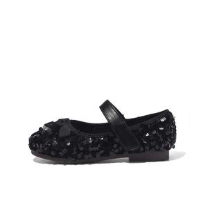 ABC DOUKIDS детские кожаные туфли с противоскользящей подошвой и износостойкие на низком ходу ABCdoukids, черный