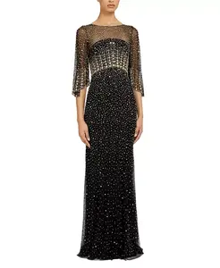 Макси-Платье Кия Jenny Packham, черный