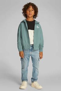Детская куртка Calvin Klein Jeans, бирюзовый
