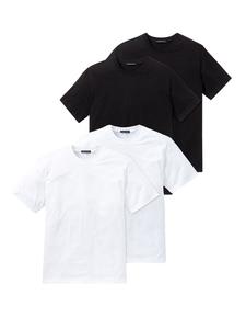 Футболка Schiesser, цвет schwarz/weiss