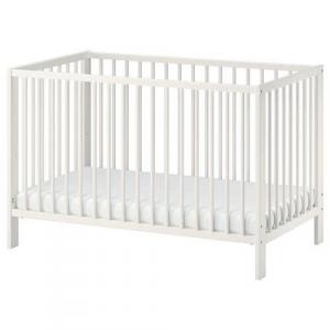 Кроватка детская Ikea Gulliver, 60x120 см, белый
