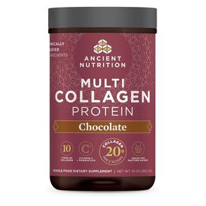 Коллаген Ancient Nutrition Multi Protein 10 Types Vitamin C + Probiotics Chocolate, 283,2 г