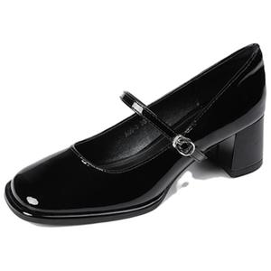 Туфли Мэри Джейн на массивном каблуке для женщин TATAYA, Ecru