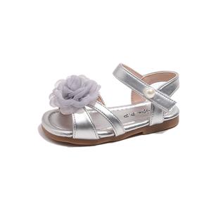 Детские сандалии с низким верхом и противоскользящим покрытием для детей от 3 до 7 лет TONYBEAR, серебряный