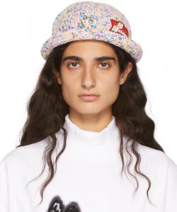 Многоцветная панама с логотипом крючком We11done