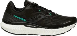 Кроссовки Saucony Wmns Triumph 19 Black White, черный