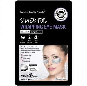 Mbeauty Silver Foil светящиеся патчи для глаз на серебряной фольге с витамином С, 12 мл