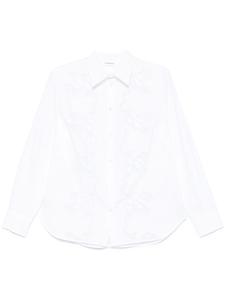 P.A.R.O.S.H. рубашка с вышивкой, белый