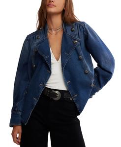 Женская джинсовая куртка Imogene Officer Free People, Ensign Wash