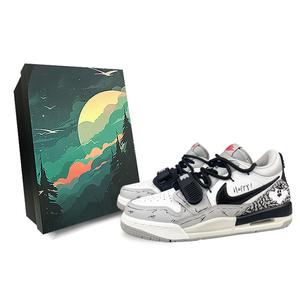 Баскетбольные кроссовки Legacy 312 с низкой амортизацией для детей и подростков Jordan, серый/белый