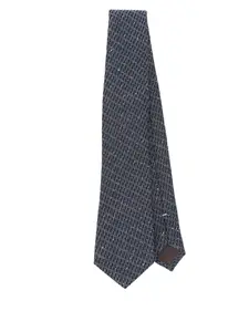 Шелковый галстук Canali, синий