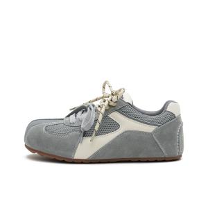 MASOOMAKE Повседневные дышащие и легкие низкие кеды Puff Series для женщин - туманно-серые, цвет Mist Gray