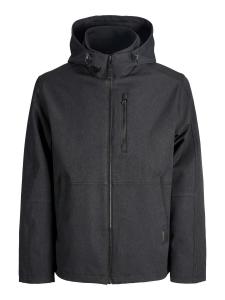 JACK & JONES Куртка межсезонная 'Adam' в цвете Mottled Black