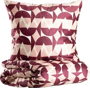 Постельное белье с бархатным узором HOMLA CHERRY CHIC 160x200 + 2*70x80 см Homla