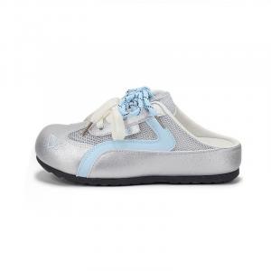 7 SEVFUN Закрытые тапочки женские серебристые, цвет Silver