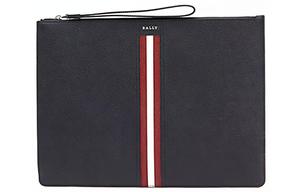 BALLY Кожаная клатч мужская черная