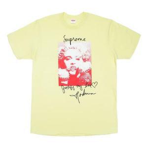 Футболка fw18 madonna terra cotta t-shirt 'yellow' Supreme, желтый