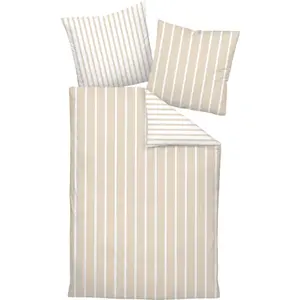 Постельное белье Janine «модернклассик39028-28 200х200+2х80х80», на молнии, цвет naturell