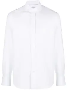 Рубашка с длинными рукавами Brunello Cucinelli, белый
