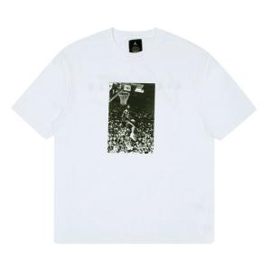 Футболка Air Jordan x Union LA Reverse Dunk T-Shirt 'White', белый