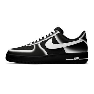 Nike Кроссовки Air Force 1 для скейтбординга, устойчивые к истиранию, унисекс, сияющие, белые