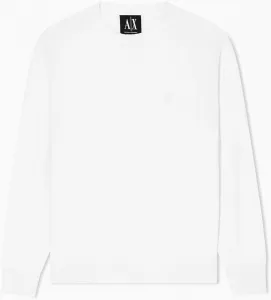 Armani Exchange мужской хлопковый вязаный пуловер с длинным рукавом