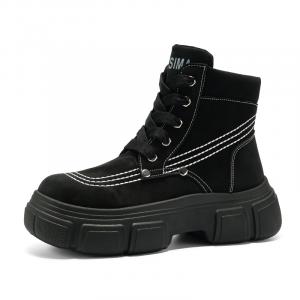 GAISIMA Мужские черные ботинки Martin, цвет Black