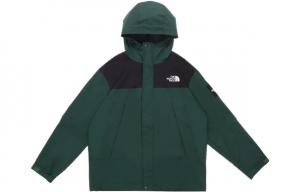 Куртка унисекс зеленая The North Face, зеленый