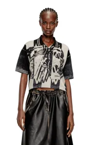 Женская футболка-поло трикотажа M-OLIBA-POLO