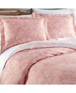 Комплект из трех предметов: одеяло и накидка Perfect Paisley Southshore Fine Linens, оранжевый