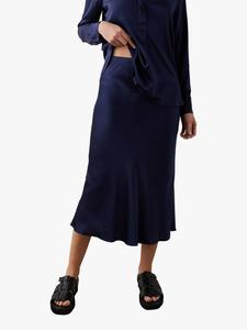 Аня сатиновая миди-юбка Rails, Navy