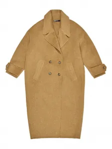 Пальто на пуговицах Bimba Y Lola, коричневый