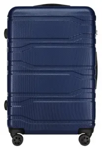 Большой чемодан из поликарбоната на колесах. Wittchen, Marine Blue