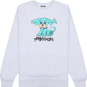 Толстовка Pleasures Ruff Premium Crewneck 'Heather Grey', серый