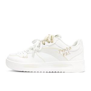 ANTA Комфортные, нескользящие, износостойкие, амортизирующие, низкие кроссовки для скейтбординга, унисекс, белые