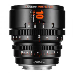 Кинообъектив 7Artisans Hope 10mm T2.1 S35 Cine Lens, Sony E Mount, черный