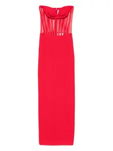 Платье-корсет без бретелей Mônot, красный