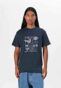 Футболка с принтом EVO ABSTRACT UNISEX Quiksilver, темно-синий