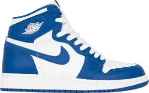 Кроссовки Air Jordan 1 High OG BG Storm Blue, синий