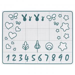 Коврик для выпечки Ikea Baktradition, белый / бирюзовый