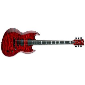 Электрогитара ESP LTD Viper-1000 QM Tiger Eye Sunburst Electric Guitar Viper 1000 + FREE GIG BAG