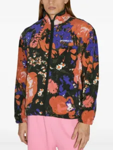 Флисовая куртка с цветочным принтом Awake NY, оранжевый