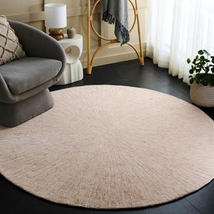 Ковер SAFAVIEH, 183 x 183 см, Marquee Collection, круглый, Light Green & Beige, ручной работы из шерсти, идеально для гостиной, спальни, столовой (MRQ507B)