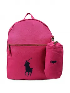 Рюкзак с логотипом Polo Pony POLO RALPH LAUREN KIDS, розовый