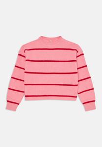Джемпер ONLY GIRLS KOGFRANCA SHORT STRIPE, Sea Pink/Salsa/Pink