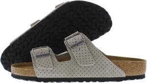 Женские сандалии Birko-Flor Arizona цвета яичной скорлупы/слоновая кость от Birkenstock, коричневый