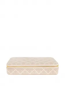 Ювелирная шкатулка на молнии с узором Bae By Malene Birger, нейтральный