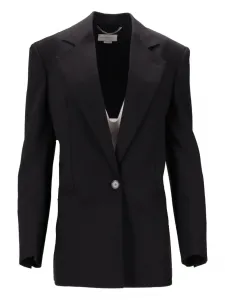 Однобортный пиджак Stella Mccartney, черный