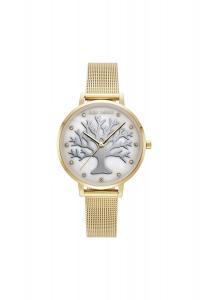 Женские часы цирконий Julie Julsen, желтый